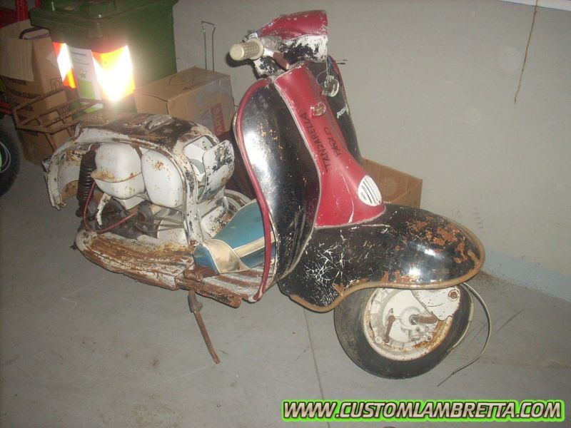 Lambretta LI 125 2a serie da restaurare