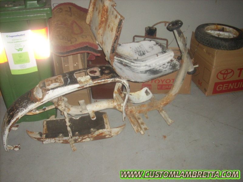 Lambretta Bergamo 01 - Fase di smontaggio
