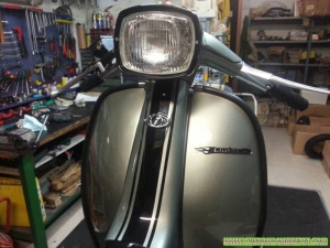 Parte anteriore Lambretta DL 125 - Custom Bergamo 02