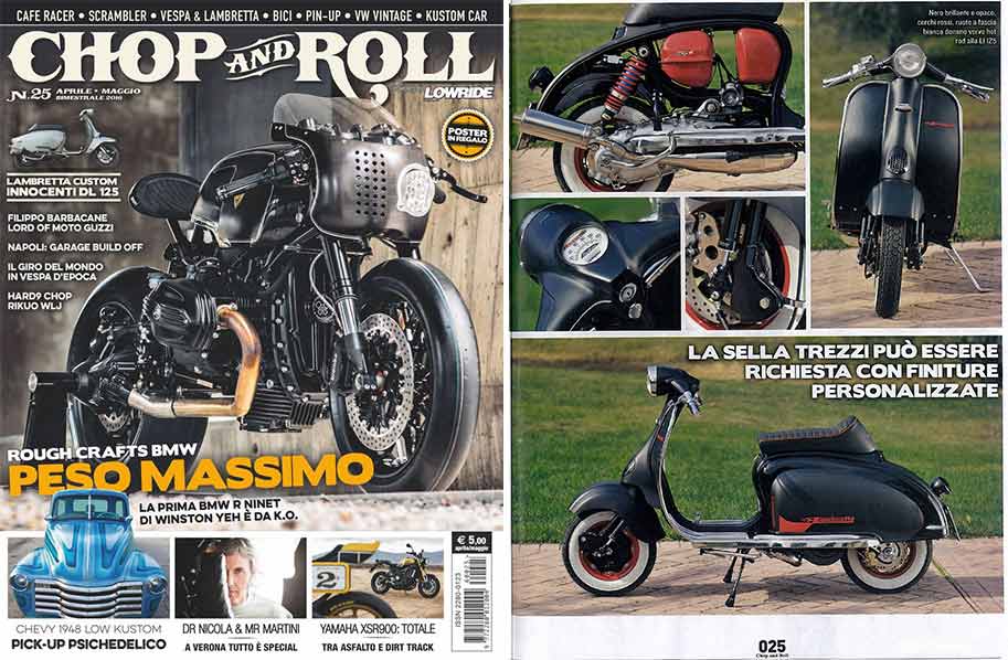 Custom Lambretta su Chop and Roll N.25 del 2016