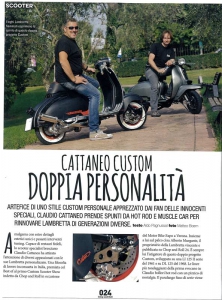 Custom Lambretta su Chop and Roll N.25 del 2016