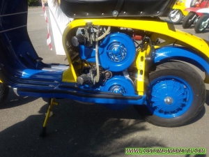 Lambretta bimotore al raduno 2016 Modena